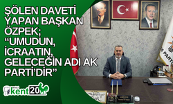 Şölen daveti yapan Başkan Özpek; “Umudun, icraatın, geleceğin adı AK Parti’dir”