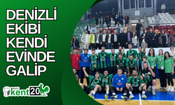 Denizli ekibi kendi evinde galip