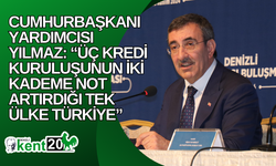 Cumhurbaşkanı Yardımcısı Yılmaz: “Üç kredi kuruluşunun iki kademe not artırdığı tek ülke Türkiye”