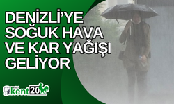 Denizli’ye soğuk hava ve kar yağışı geliyor