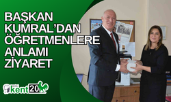 Başkan Kumral’dan öğretmenlere anlamı ziyaret