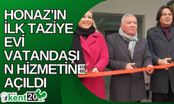 Honaz’ın ilk taziye evi vatandaşın hizmetine açıldı