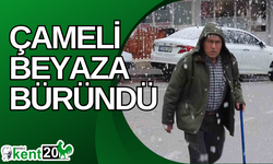 Çameli beyaza büründü