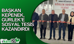 Başkan Kepenek, Gürlek’e sosyal tesis kazandırdı