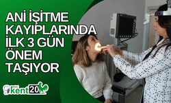 Ani işitme kayıplarında ilk 3 gün önem taşıyor