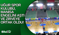 UĞUR SPOR KULÜBÜ, MANİSA ENGELİNİ AŞTI VE ZİRVEYE ORTAK OLDU!