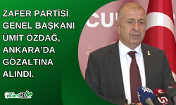 Zafer Partisi Genel Başkanı Ümit Özdağ, Ankara’da gözaltına alındı.