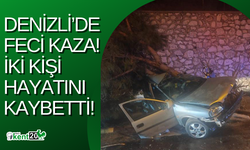 Denizli'de feci kaza, 2 genç hayatını kaybetti