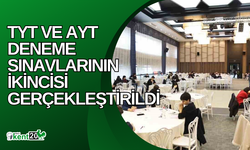 Merkezefendi’de düzenlenen TYT ve AYT deneme sınavlarının ikincisi gerçekleştirildi