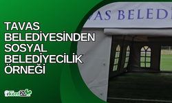 Tavas Belediyesinden sosyal belediyecilik örneği