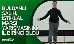 Buldanlı Salih, İstiklal Marşı yarışmasında il birinci oldu