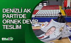 Denizli AK Parti’de örnek devir teslim