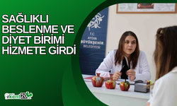 Sağlıklı Beslenme ve Diyet Birimi Hizmete Girdi