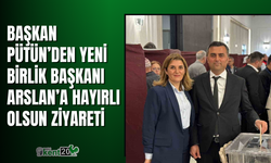 Başkan Pütün’den yeni Birlik Başkanı Arslan’a hayırlı olsun ziyareti