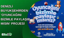 Denizli Büyükşehirden ’Oyuncağını bizimle paylaşır mısın’ projesi