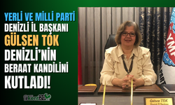 Başkan Gülsen Tok'dan kandil mesajı!