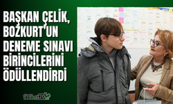 Başkan Çelik, Bozkurt’un deneme sınavı birincilerini ödüllendirdi