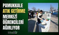 PAMUKKALE ATIK GETİRME MERKEZİ ÖĞRENCİLERİ AĞIRLIYOR