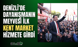 Denizli’de dayanışmanın meyvesi ilk Kent Market hizmete girdi