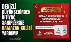 Denizli Büyükşehir ihtiyaç sahiplerine Ramazan kolisi ulaştıracak