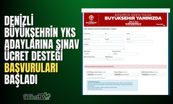 Denizli Büyükşehrin YKS adaylarına sınav ücret desteği başvuruları başladı