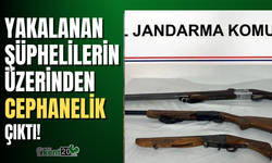 Denizli’de çok sayıda silahla yakalanan 6 şüpheli gözaltına alındı