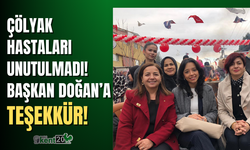 Çölyak Derneği'nden başkan Şeniz Doğan'a teşekkür!