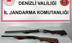 Denizli’de çok sayıda silahla yakalanan 6 şüpheli gözaltına alındı