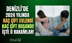 Denizli’de 2024 yılında 7 bin 254 çift evlendi