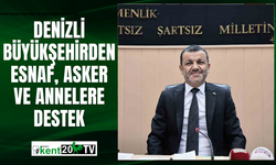 Denizli Büyükşehirden esnaf, asker ve annelere destek