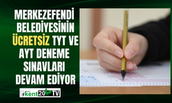 Merkezefendi Belediyesinin ücretsiz TYT ve AYT deneme sınavları devam ediyor