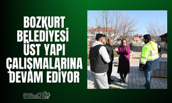 Bozkurt Belediyesi üst yapı çalışmalarına devam ediyor