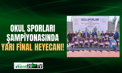 Okul Sporları Futbol Şampiyonasında yarı final biletleri sahiplerini buldu