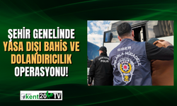 Denizli’de yasa dışı bahis ve dolandırıcılık operasyonu