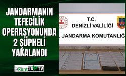 Jandarmanın tefecilik operasyonunda 2 şüpheli yakalandı