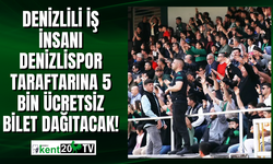 Denizlili iş insanı Denizlispor taraftarına 5 bin ücretsiz bilet dağıtacak!