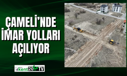 Çameli’nde imar yolları açılıyor
