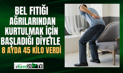 Bel fıtığı ağrılarından kurtulmak için başladığı diyetle 8 ayda 45 kilo verdi