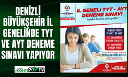 Denizli Büyükşehir il genelinde TYT ve AYT deneme sınavı yapıyor