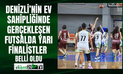 Denizli’nin ev sahipliğinde gerçekleşen futsalda yarı finalistler belli oldu