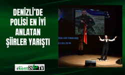 Denizli’de polisi en iyi anlatan şiirler yarıştı