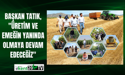 Başkan Tatık, "Üretim ve emeğin yanında olmaya devam edeceğiz"