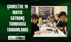 Çameli'de 19 Mayıs Satranç Turnuvası Tamamlandı