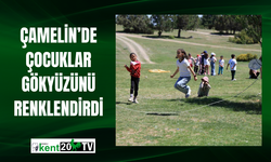 Çameli’nde çocuklar gökyüzünü renklendirdi
