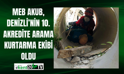 MEB AKUB, Denizli’nin 10. akredite arama kurtarma ekibi oldu
