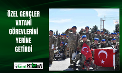 Özel gençler vatani görevlerini yerine getirdi