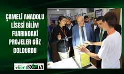 Çameli Anadolu Lisesi Bilim Fuarındaki projeler göz doldurdu