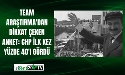 TEAM Araştırma'dan Dikkat Çeken Anket: CHP İlk Kez Yüzde 40'ı Gördü
