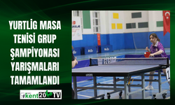Yurtlig masa tenisi grup şampiyonası yarışmaları tamamlandı