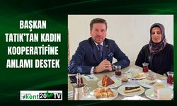 Başkan Tatık’tan kadın kooperatifine anlamı destek